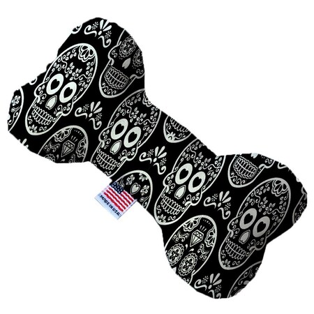 Mirage Pet Products Classic Sugar Skulls 10 in. Stuffing Free Bone Dog Toy 1338-SFTYBN10